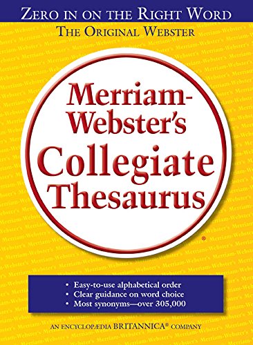 Stock image for Merriam-Webster'S Collegiate Thesaurus for sale by dsmbooks