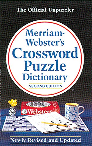 9780877798323: Merriam - Webster's Dictionary of Crossword Puzzle [Paperback] [Jan 01, 2011] Merriam Webster's