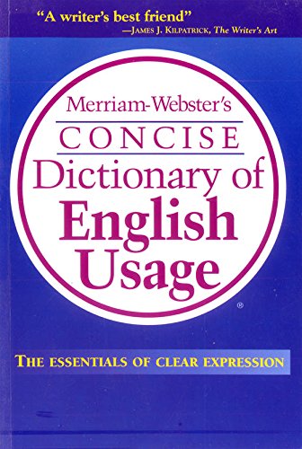 9780877798446: Merriam-Webster's Concise Dictionary of English Usage [Paperback]