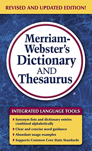 Beispielbild fr Merriam-Webster's Dictionary and Thesaurus zum Verkauf von Once Upon A Time Books