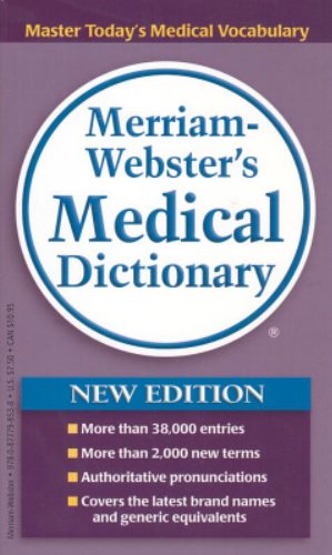 Beispielbild fr Merriam-webster's Medical Dictionary zum Verkauf von Wonder Book