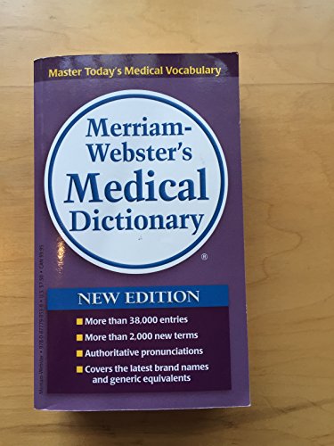 Imagen de archivo de Merriam-webster's Medical Dictionary a la venta por Gulf Coast Books