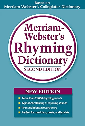 Imagen de archivo de Merriam-Webster's Rhyming Dictionary, Second Edition, Mass-Market Paperback a la venta por Jenson Books Inc