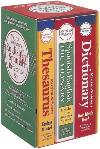 Stock image for Merriam-webster's English Spanish Dictionary Reference Set (English and Spanish Edition) for sale by Books of the Smoky Mountains