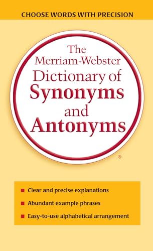 Imagen de archivo de The Merriam-Webster Dictionary of Synonyms and Antonyms a la venta por SecondSale