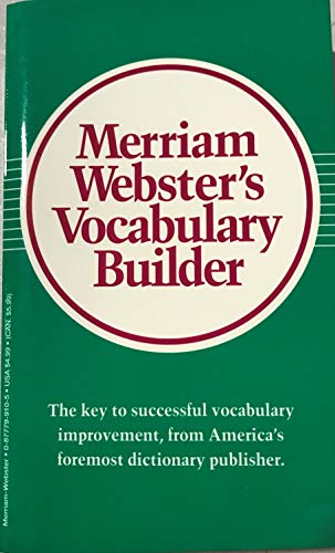 Imagen de archivo de Merriam-Webster's Vocabulary Builder a la venta por Better World Books