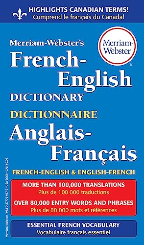 Beispielbild fr Merriam-Webster's French-English Dictionary, Newest Edition, Mass-Market Paperback (English and French Edition) zum Verkauf von Orion Tech