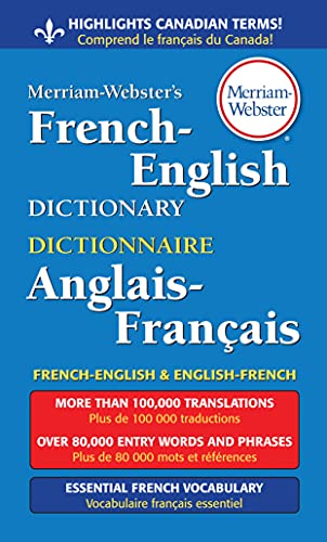 Imagen de archivo de Merriam-Webster's French-English Dictionary, Newest Paperback Edition (English and French Edition) a la venta por SecondSale