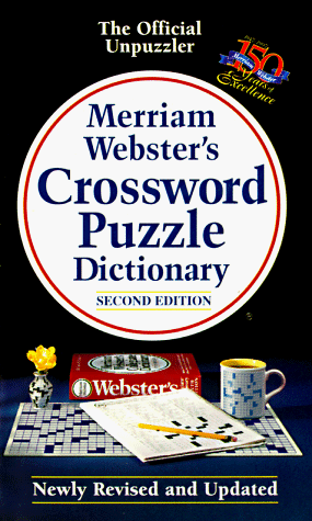 Beispielbild fr Merriam-Webster's Crossword Puzzle Dictionary, Second Edition zum Verkauf von Better World Books