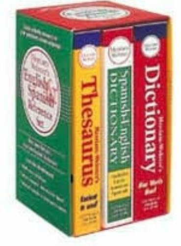 Beispielbild fr Merriam-Webster's English & Spanish Reference Set: The Merriam-Webster Dictionary, The Merriam-Webster Thesaurus, and Merriam-Webster's Spanish-English Dictionary zum Verkauf von HPB-Red