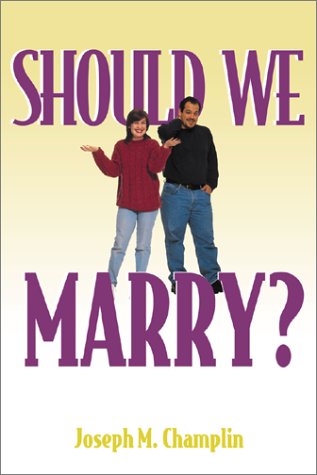 Beispielbild fr Should We Marry? zum Verkauf von ThriftBooks-Dallas
