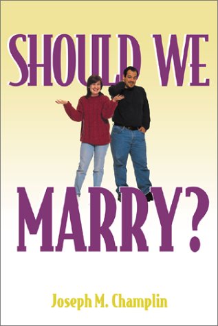 Imagen de archivo de Should We Marry? a la venta por Wonder Book