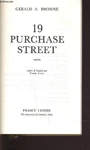 Stock image for 19 Purchase Street for sale by Top Notch Books
