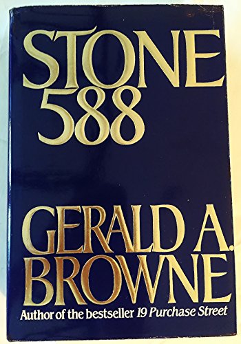 Imagen de archivo de Stone 588 a la venta por Top Notch Books