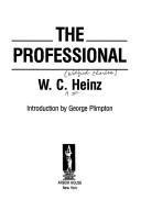 9780877956464: The professional (The Arbor House library of contemporary Americana)