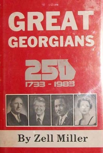9780877971085: Great Georgians