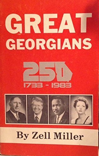 9780877971092: Great Georgians