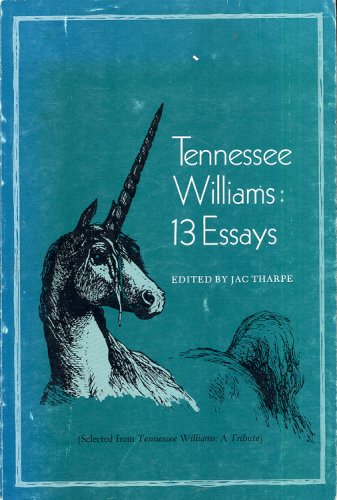 Imagen de archivo de Tennessee Williams: 13 essays a la venta por Hollywood Canteen Inc.