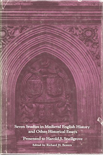 Stock image for Seven Studies in Medieval English History and Other Historical Essays for sale by Better World Books
