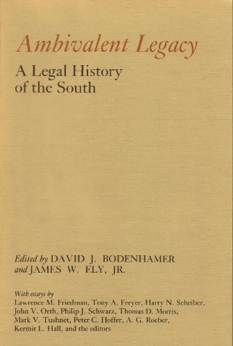 9780878052110: Ambivalent Legacy: A Legal History of the South