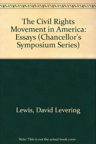 Stock image for The Civil Rights Movement in America: Essays for sale by Anybook.com