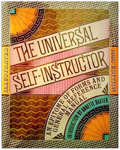 Stock image for The Universal self-instructor and manual of general reference for sale by ThriftBooks-Atlanta