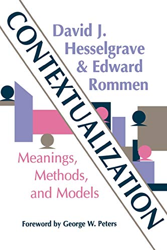 9780878087754: Contextualization: Meanings, Methods, and Models