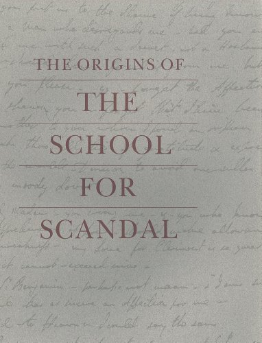 9780878110278: Origins of the School for Scandal