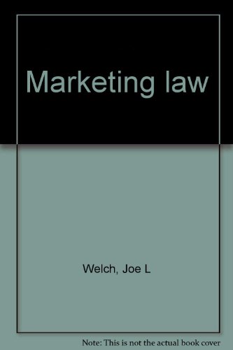 Stock image for Marketing Law for sale by Better World Books