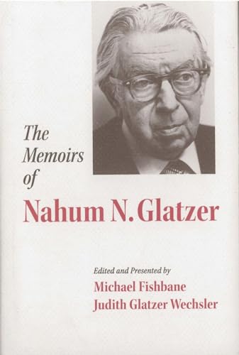 Imagen de archivo de The Memoirs of Nahum N. Glatzer a la venta por SecondSale