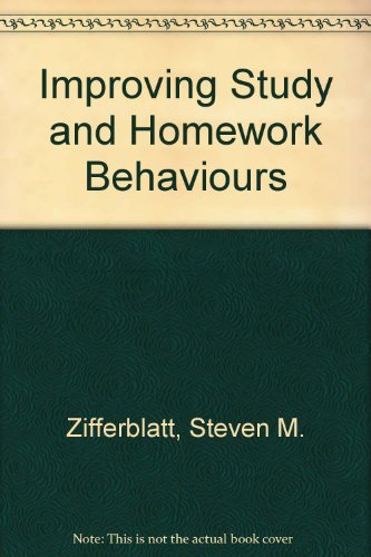 Beispielbild fr Improving Study and Homework Behaviors zum Verkauf von Wonder Book