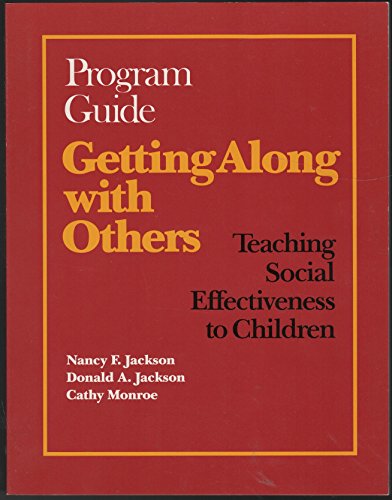 Imagen de archivo de Getting along with Others : Teaching Social Effectiveness to Children a la venta por Better World Books