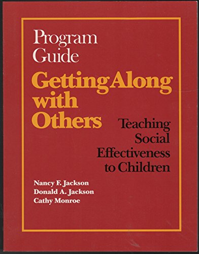 9780878222698: Getting along with Others. Program Guide: Teaching Social Effectiveness to Children