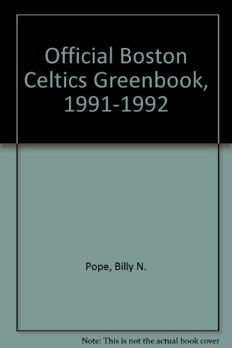 Beispielbild fr Official Boston Celtics Greenbook, 1991-1992 zum Verkauf von HPB-Emerald