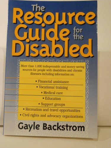 Stock image for The Resource Guide for the Disabled for sale by Better World Books