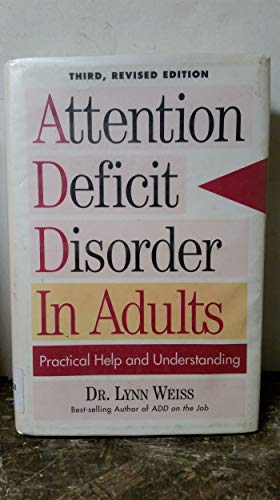Stock image for ATTENTION DEFICIT DISORDER IN AD for sale by BennettBooksLtd