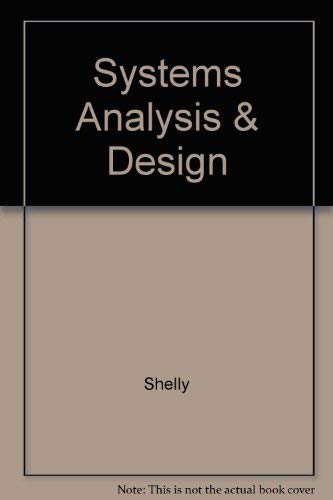 Imagen de archivo de Systems Analysis and Design a la venta por The Book Cellar, LLC