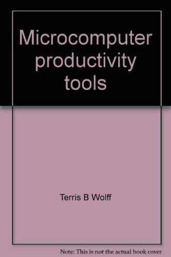 Beispielbild fr Microcomputer productivity tools zum Verkauf von Wonder Book