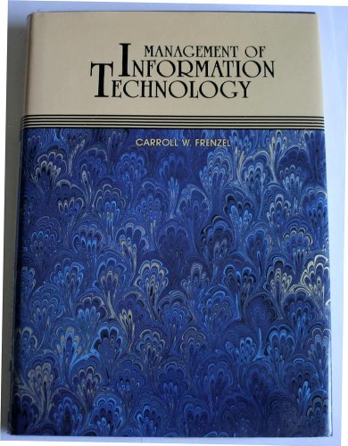 Beispielbild fr MANAGEMENT OF INFORMATION TECHNOLOGY zum Verkauf von Wonder Book