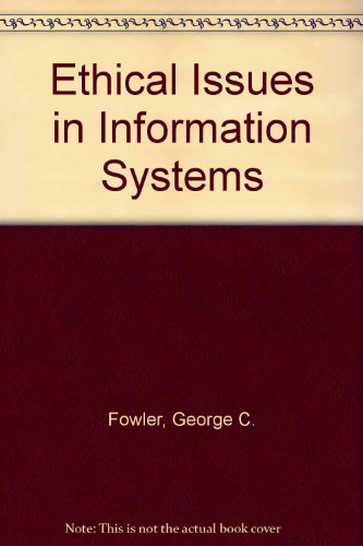 9780878355624: Ethical Issues in Information Systems