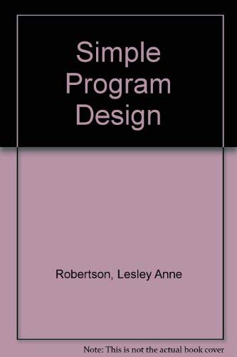 Stock image for Simple Program Design for sale by Ergodebooks