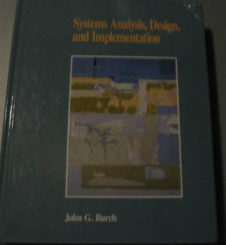 Beispielbild fr Systems Analysis, Design and Implementation zum Verkauf von Wonder Book