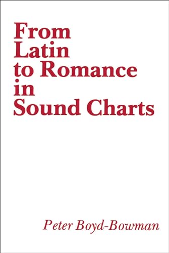 Stock image for From Latin to Romance in Sound Charts (Not In A Series) for sale by OwlsBooks