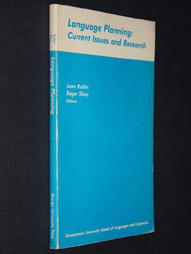 Beispielbild fr Language Planning : Current Issues and Research zum Verkauf von Better World Books