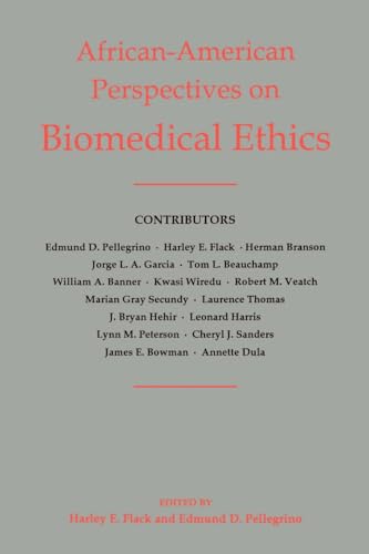 Beispielbild fr African-American Perspectives on Biomedical Ethics zum Verkauf von Better World Books