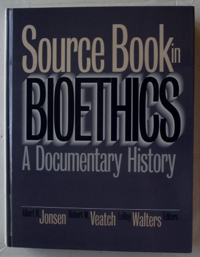 Beispielbild fr Source Book in Bioethics: A Documentary History zum Verkauf von HPB-Red