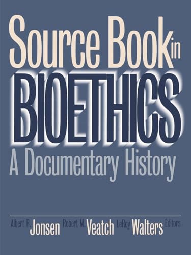 Beispielbild fr Source Book in Bioethics : A Documentary History zum Verkauf von Better World Books