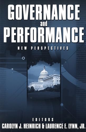 Imagen de archivo de Governance and Performance : New Perspectives a la venta por Better World Books: West