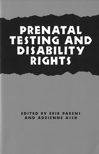 Stock image for Prenatal Testing and Disability Rights (Hastings Center Studies in Ethics) for sale by HPB-Red