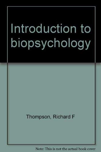 Beispielbild fr Introduction to biopsychology zum Verkauf von Wonder Book